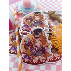 Stickers -Twisted Wonderland -Life is Fun!-Playful Land-  7cm Matte vinyl stickers