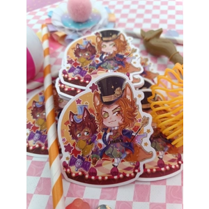 Stickers -Twisted Wonderland -Life is Fun!-Playful Land-  7cm Matte vinyl stickers