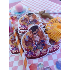 Stickers -Twisted Wonderland -Life is Fun!-Playful Land-  7cm Matte vinyl stickers