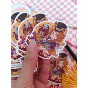 Stickers -Twisted Wonderland -Life is Fun!-Playful Land-  7cm Matte vinyl stickers