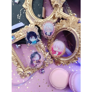 Acrylic Pins -Vanitas no Carte - Gilded Frame