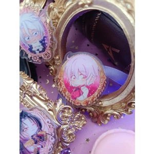 Acrylic Pins -Vanitas no Carte - Gilded Frame