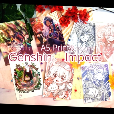 Prints - Genshin Impact - A5 size title=
