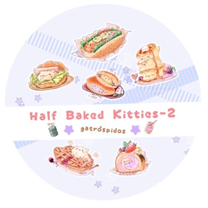 Washi Tape - Half Baked Kitties - Gatróspidos