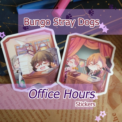 Stickers- Bungou Stray Dogs - Office Hours title=