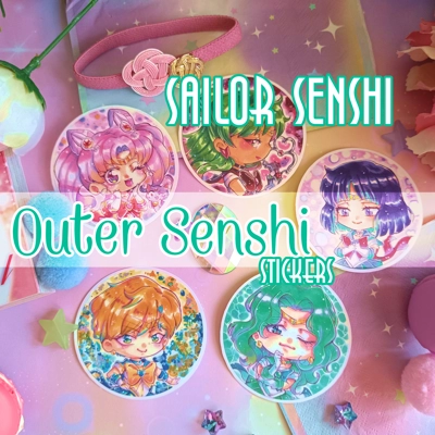 Stickers- Sailor Senshi- Outer Senshi stickers title=