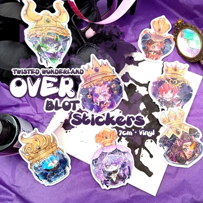 TWISTED WONDERLAND OVERBLOT CHIBIS - stickers title=