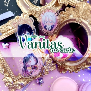 Acrylic Pins -Vanitas no Carte - Gilded Frame