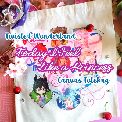 Tote Bag- Twisted Wonderland - Today I feel like a Princess title=
