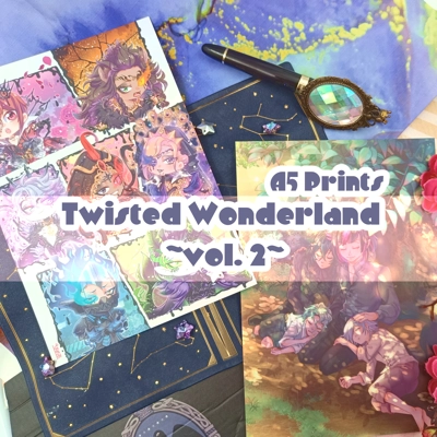 Prints - A5 - Twisted Wonderland  vol. 2- OverBlots & Diasomnia Family title=