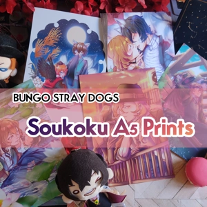 Prints - A5 - Bungou Stray dogs - Soukoku - BSD Chuuya & Dazai prints
