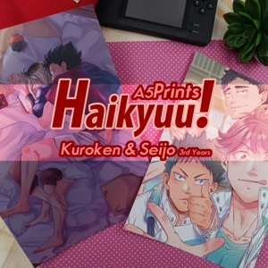 Prints - A5 - Haikyuu- Kuroken and Seijo 3rd years
