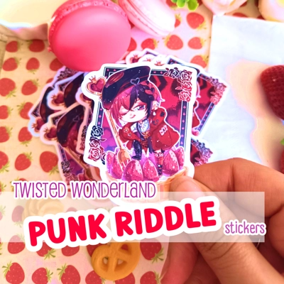 Sticker- Twisted Wonderland - Punk Riddle title=