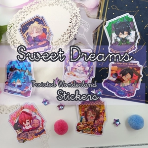 TWISTED WONDERLAND Sweet Dreams  CHIBIS - stickers