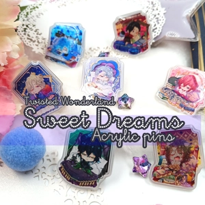 TWISTED WONDERLAND Sweet Dreams CHIBIS - Acrylic Pins