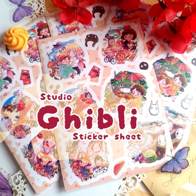 Sticker Sheet - Studio Ghibli title=