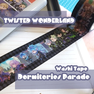 Washi Tape - Twisted Wonderland - Dormitories Parade