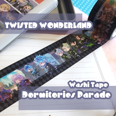 Washi Tape - Twisted Wonderland - Dormitories Parade title=