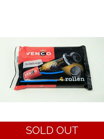 Venco Topdrop 4 rollen Venco 甘草黑糖筒庄 4 x 47 gm