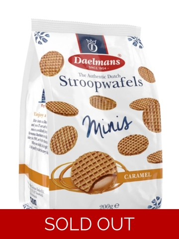 Daelmans stroopwafels minis – caramel 迷你荷式華夫餅 200 gm