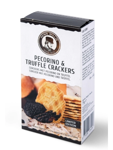 Henri Willig Pecorino & Truffle Crackers 芝士松露手工薄脆 75 gm