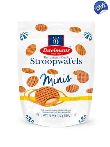 Daelmans Mini Honey Stroopwafel in bag 迷你蜜糖荷式華夫餅袋裝 150 gm