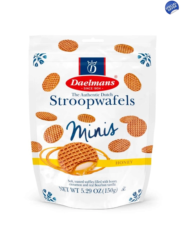 Daelmans Mini Honey Stroopwafel in bag 迷你蜜糖荷式華夫餅袋裝 150 gm