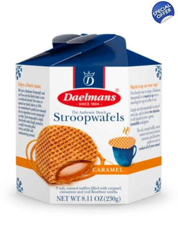 Daelmans Caramel Stroopwafels in box Daelmans 荷式原味華夫餅 230 gm 盒裝
