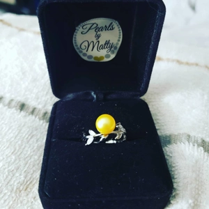 Pearl Rings sterling si..