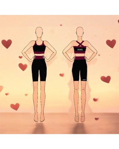 Two tone cycle shorts