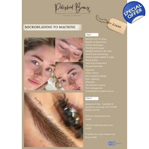 Microblading to Machine Conversion Course