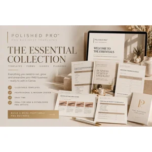 POLISHED PRO™ Tier 1 – The Essentials | PMU Business Templates