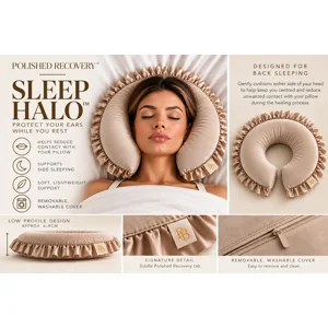 Sleep Halo™ | Ear Piercing & PMU Recovery Pillow