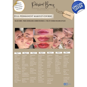 Full Permanent Makeup Course 40% off
