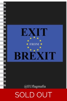 Exit From Brexit Lined Paper Pad