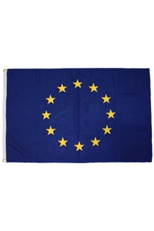 5x3 ft EU Flag With Eyelets