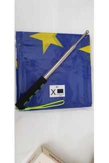 5x3 ft EU Flag & Extendable Pole *UK Only*