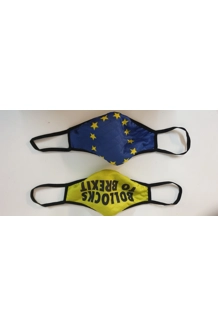 EU FLAG or BOLLOCKS TO BREXIT face masks *delivered*