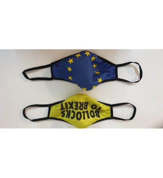 EU FLAG or BOLLOCKS TO BREXIT face masks *delivered* EU FLAG or BOLLOCKS TO BREXIT face masks *delivered*