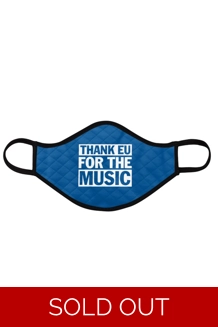 'Thank EU for the Music' proms facemask