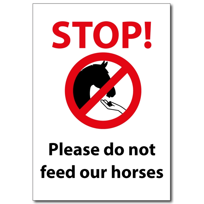 product Image for Do not feed sign