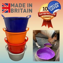 Feed buckets with matching lids