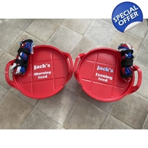 Feed buckets and nets