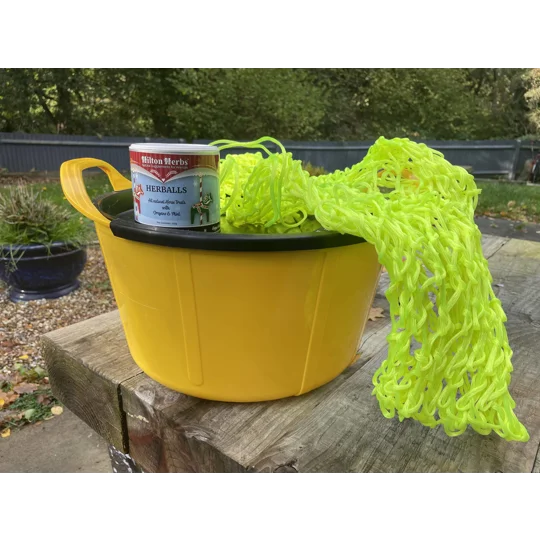Bucket & Net with treats