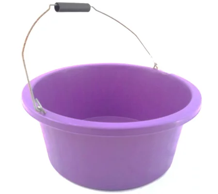 Shallow feed buckets