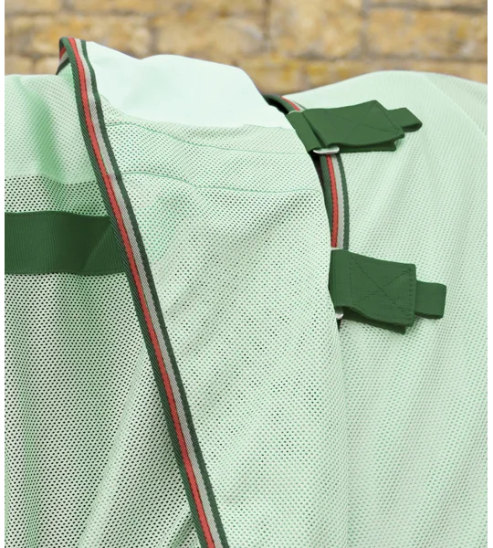 Bug Buster Fly Rug with Detachable Neck and Belly Flap Mint Green