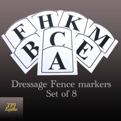Dressage fence markers