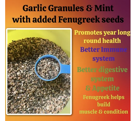 Garlic, Mint and Fenugreek