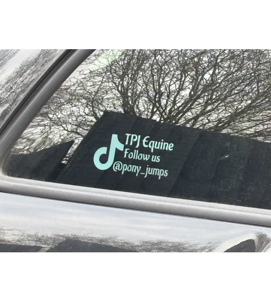 Custom window stickers