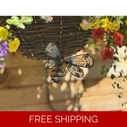 Glass Wing Honeybee Pot Hanger